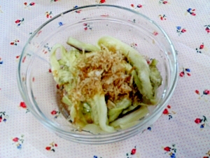 電子レンジで　焼きなす