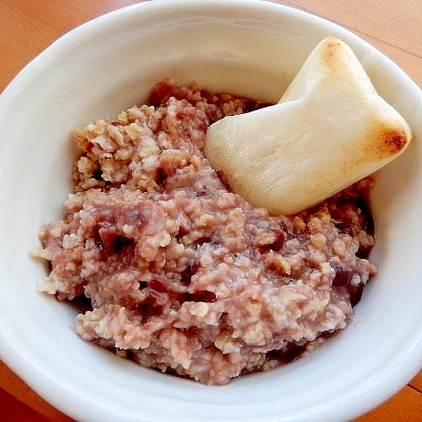 まな板なし６分！？+餅❤オートミールぜんざい♪