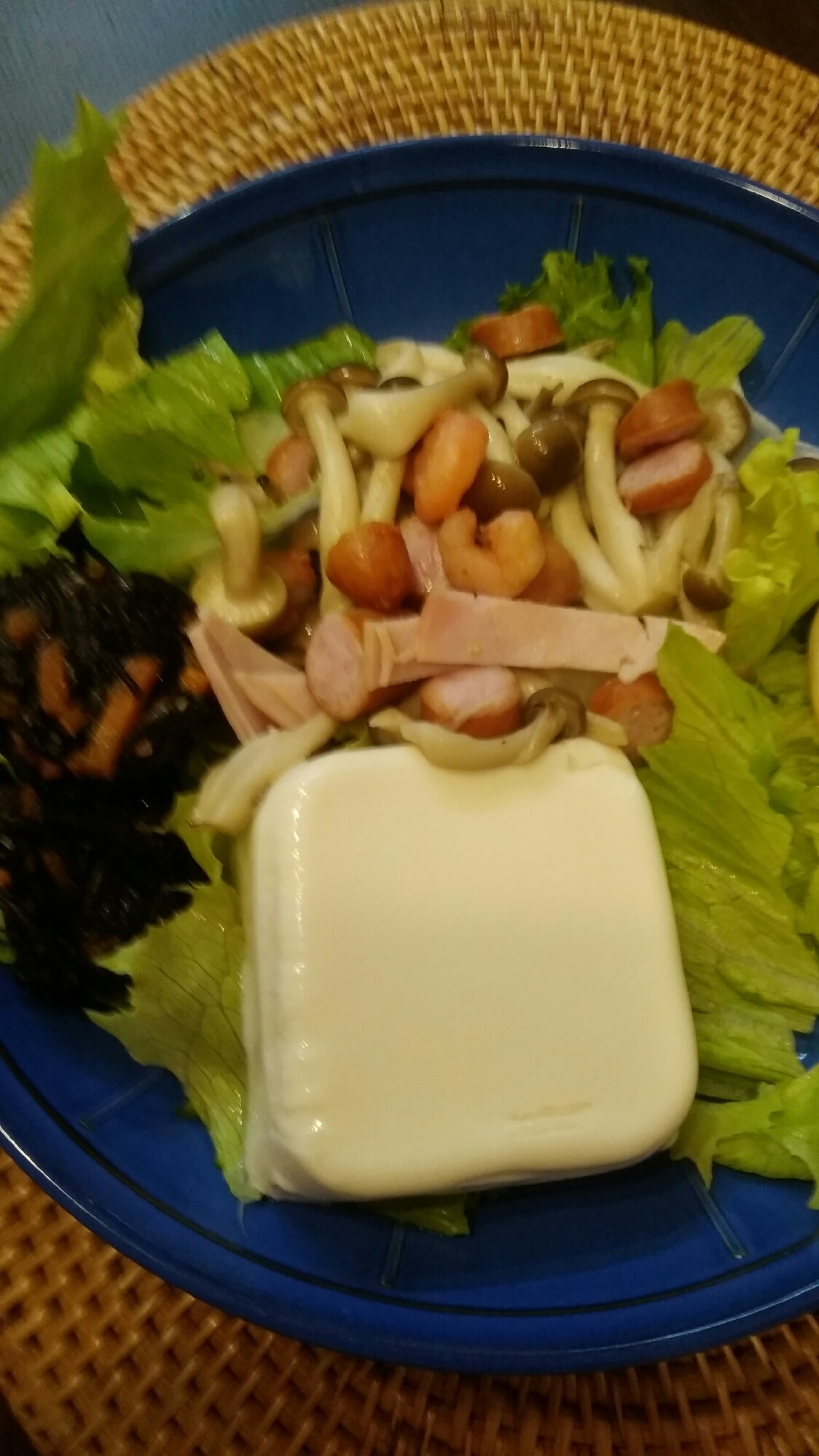 ひじき豆腐のヘルシーサラダ