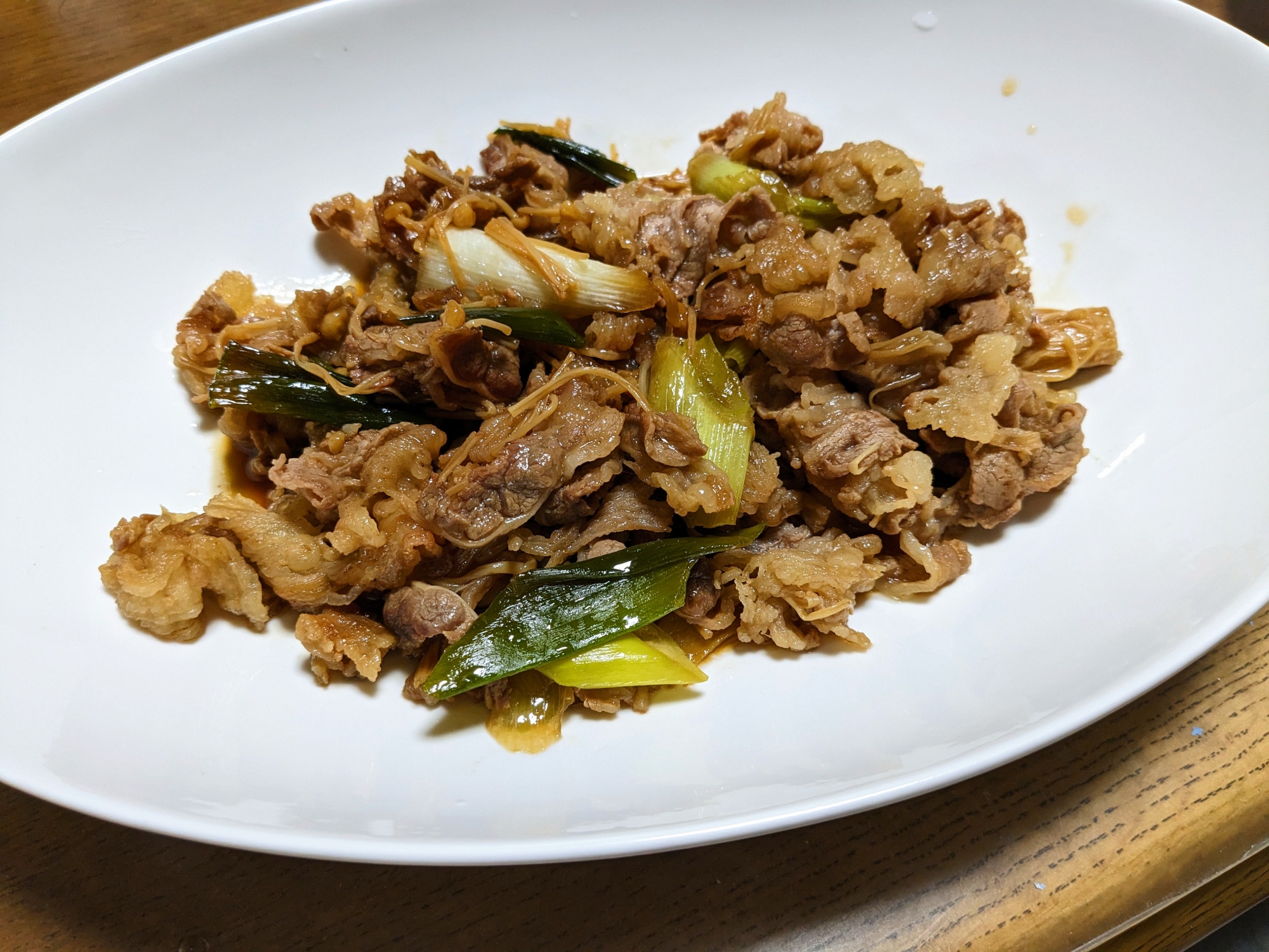 牛肉のすき焼き風甘辛煮!