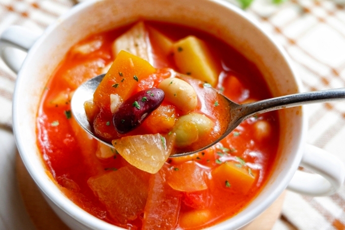 ミネストローネに合うおすすめの献立6選 ハンバーグやポテトサラダなど デイリシャス 楽天レシピ