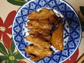 はちみつで照り焼きチキン