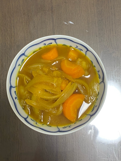 じゃがいも、にんじん、玉ねぎのカレー煮【和食】