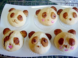 您好(^-^*)/中日友好的☆熊猫面包☆パンダパン
