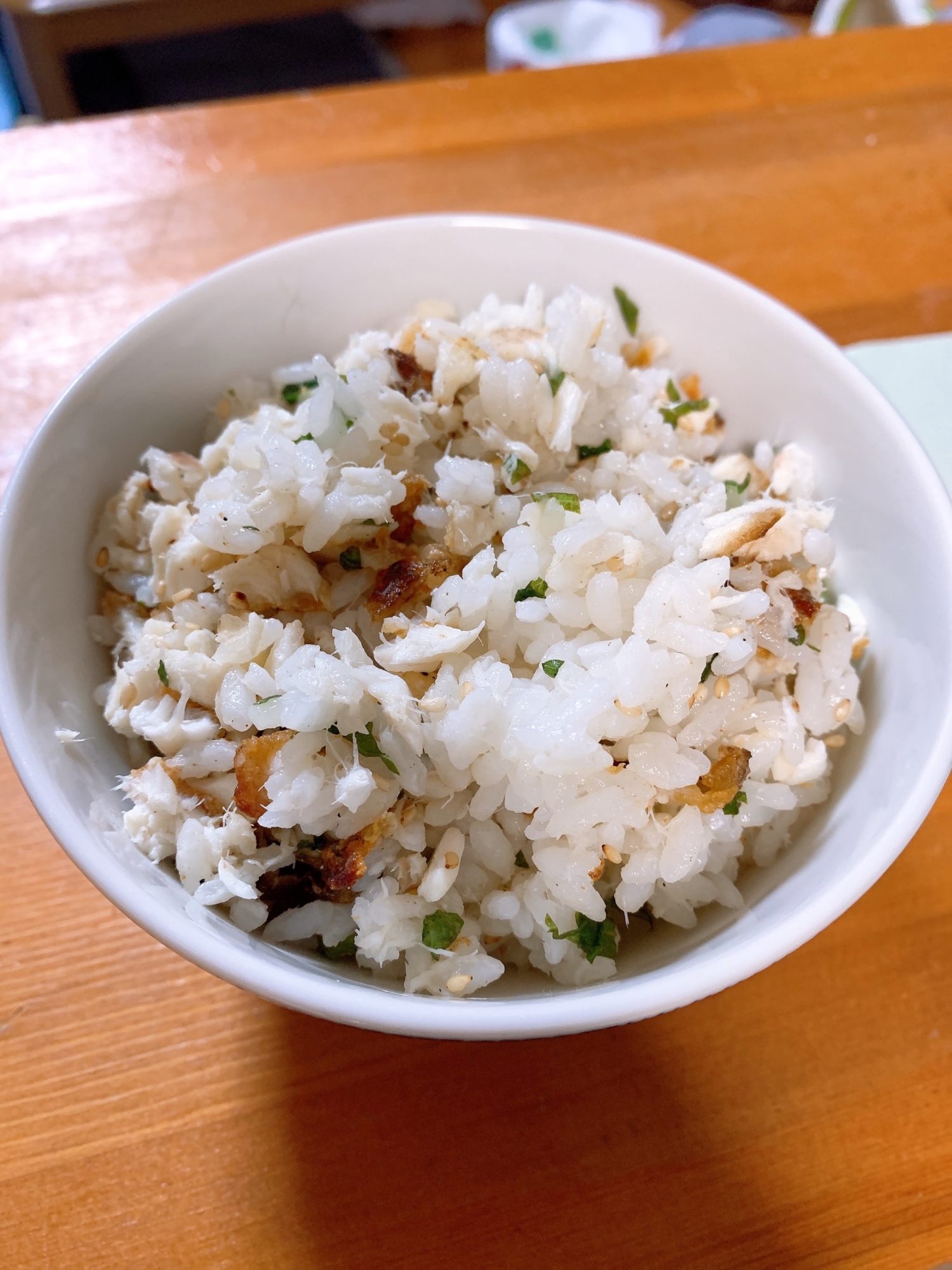 鯛と大葉の混ぜご飯