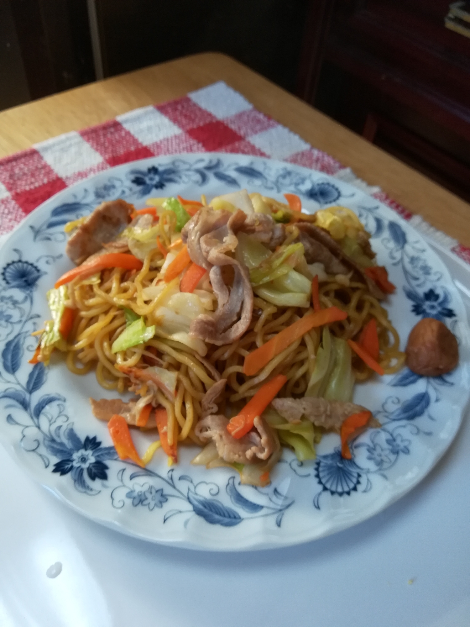 お好み焼きソース&醤油で~♬美味しい☆焼きそば~♬