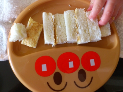 パン好きな我が子に作りました～！ほとんど完食してくれました＼(^^)／