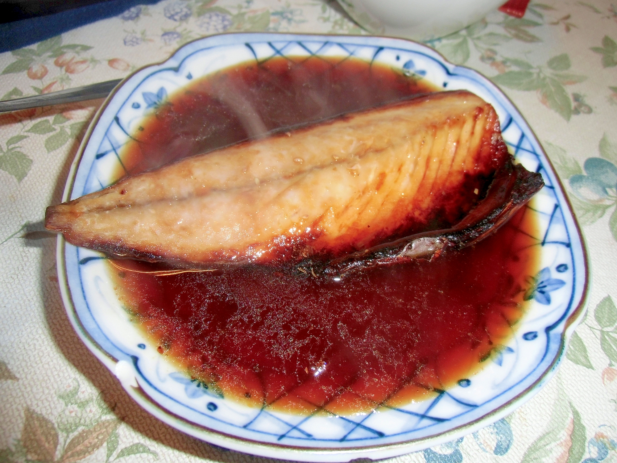 焼き鯖のポン酢かけ