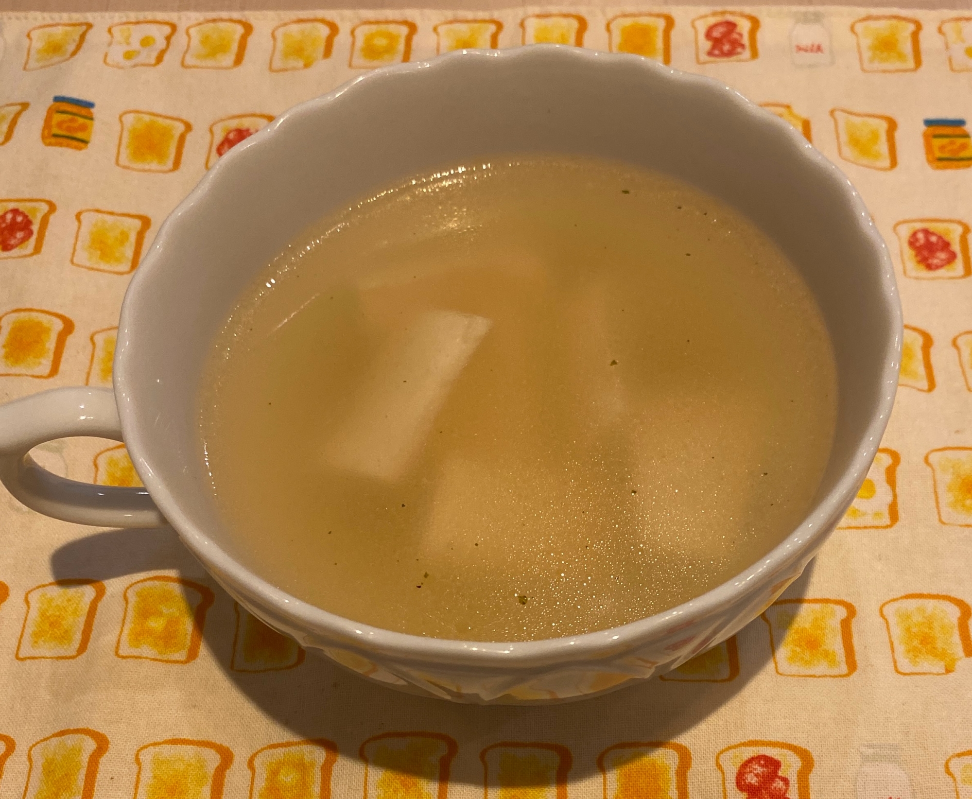 さっぱりシンプル☆豆腐の中華スープ