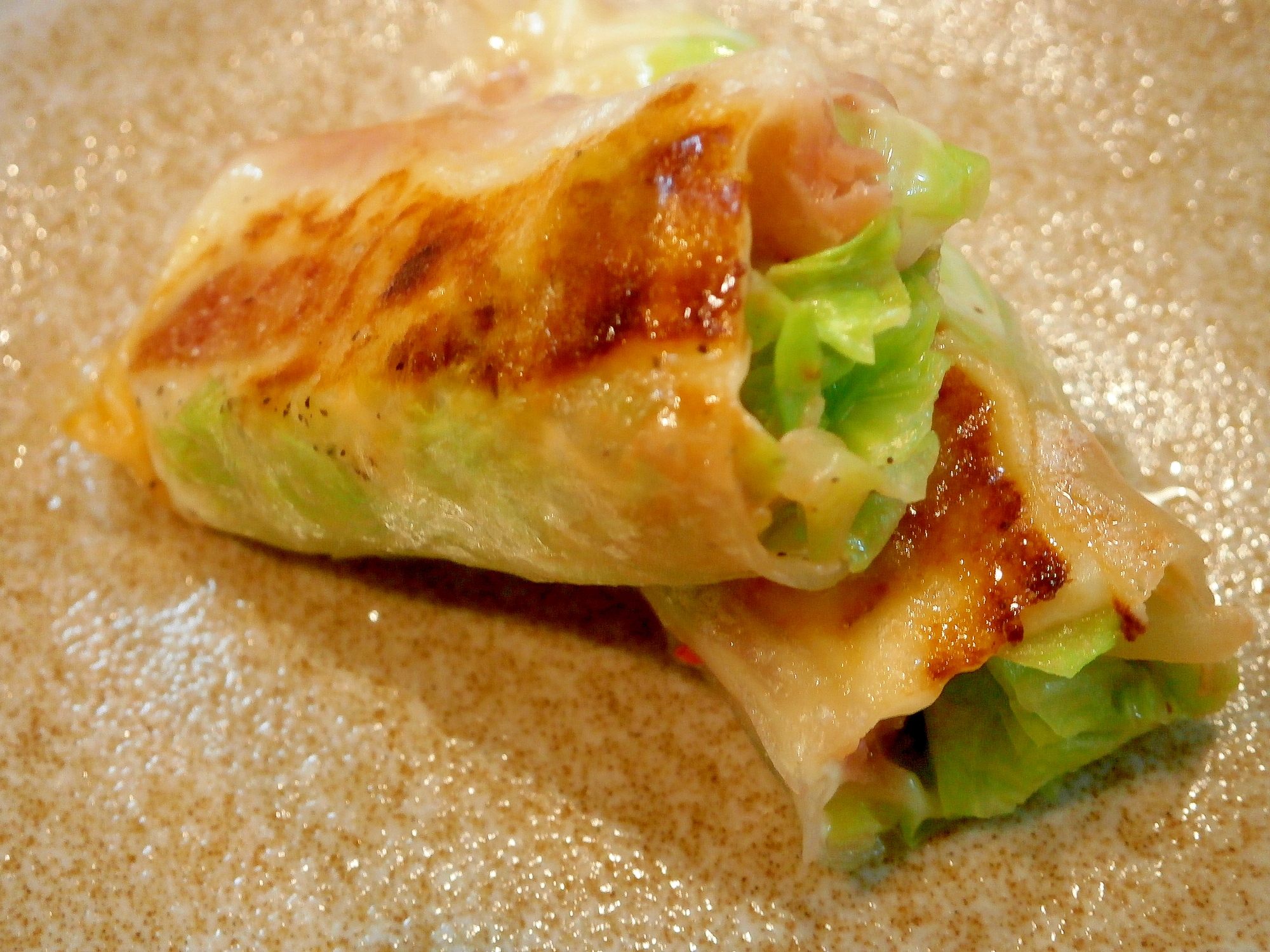 チーズイン☆焼き生春巻き