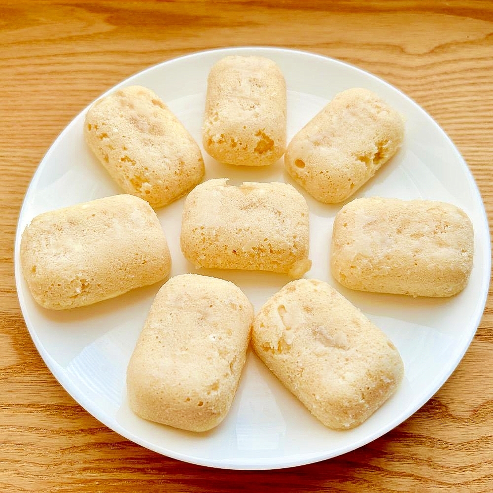 【離乳食後期〜】りんごのきな粉蒸しパン