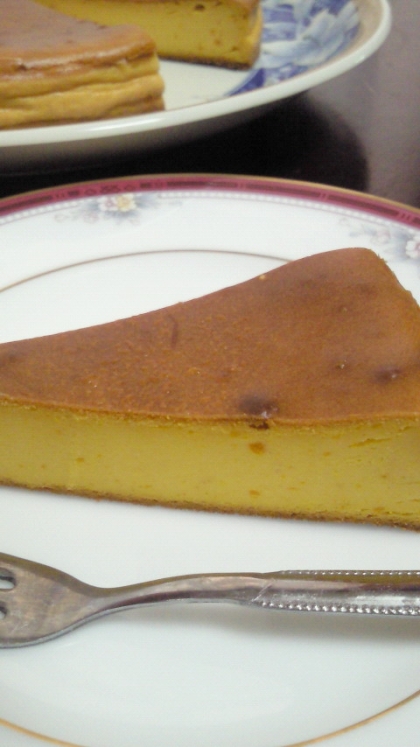 覚えやすい分量でかぼちゃのチーズケーキ