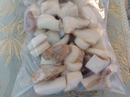 1ヶ月持ちます☆マッシュルームの冷凍保存