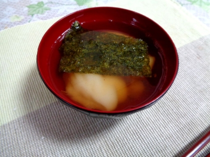 出雲の海苔雑煮～十六島海苔～