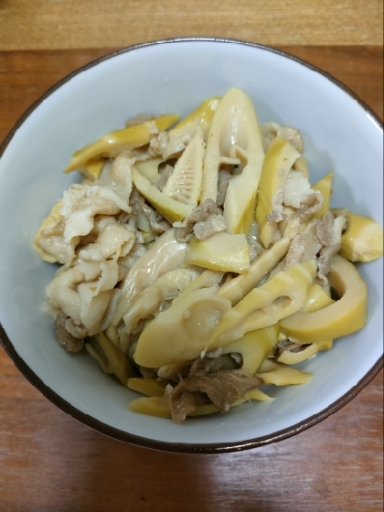 作り置きにも！簡単☆鶏もも肉と筍の煮物☆はちく筍