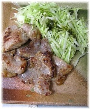 醤油漬けニンニクで＊豚肉のスタミナ炒め