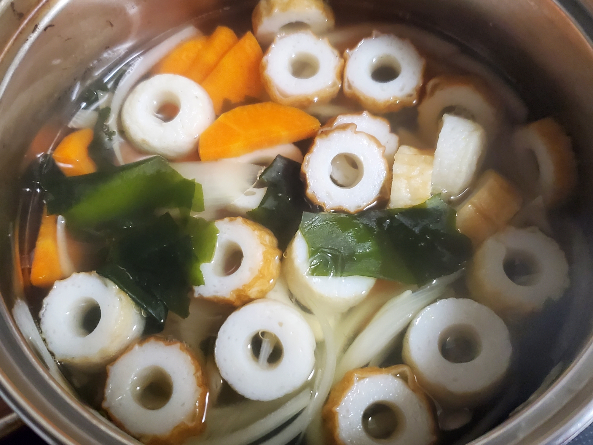 ちくわと野菜のスープ