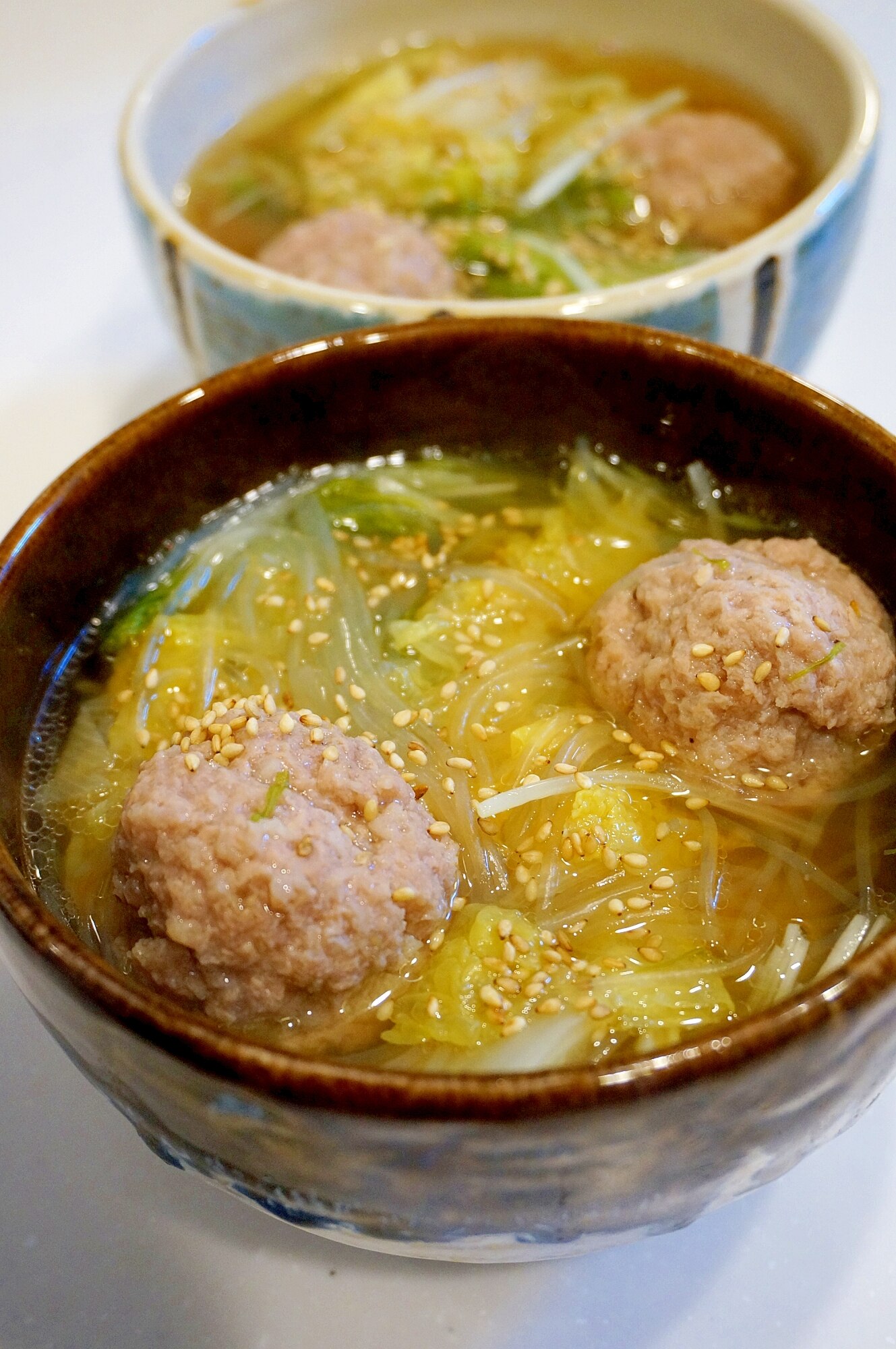 肉 団子 白菜 スープ