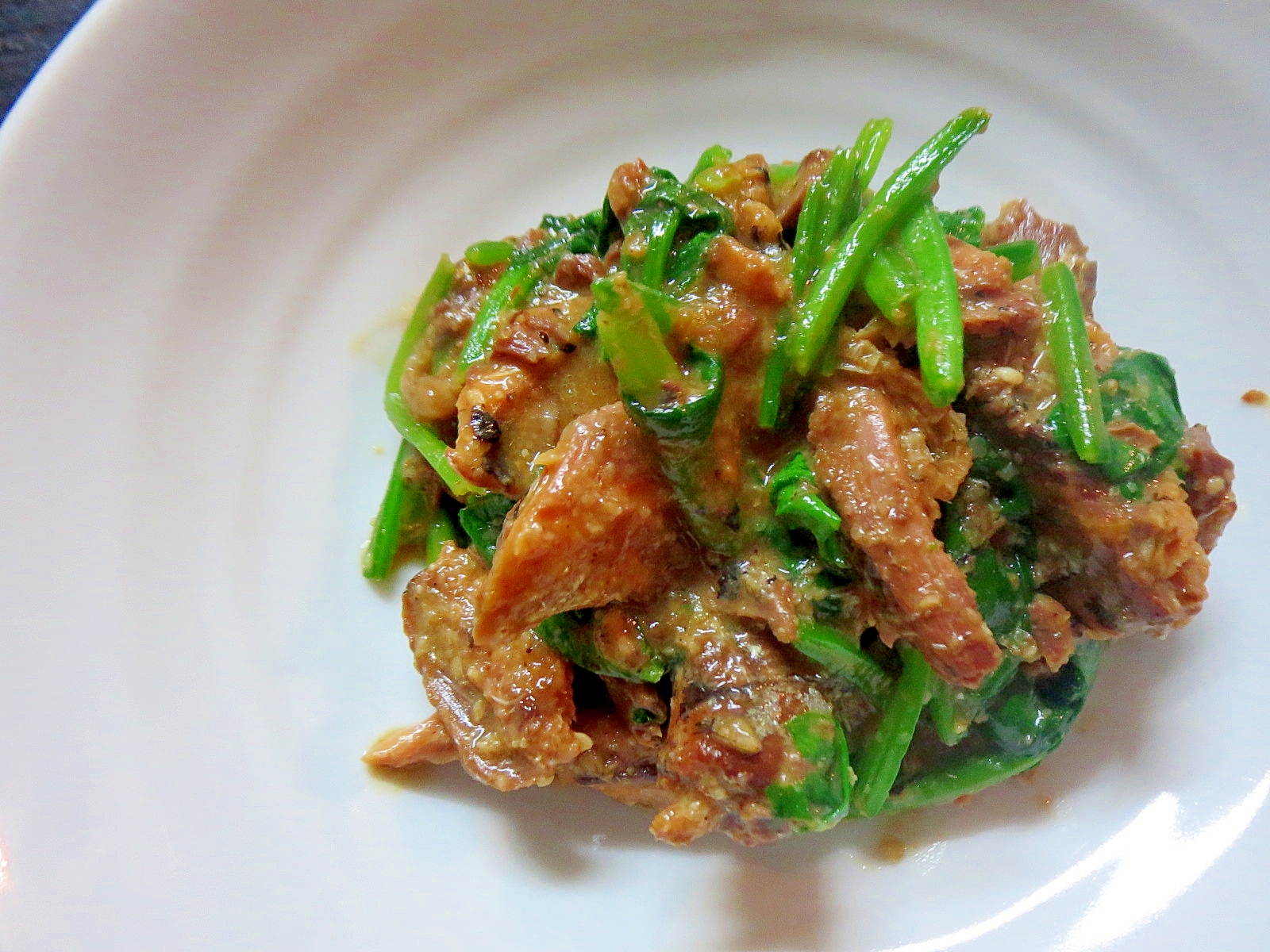 青菜と魚缶の胡麻和え レシピ 作り方 By Libre 楽天レシピ 青菜と魚缶の胡麻和え レシピ 作り方 By Libre 楽天レシピ