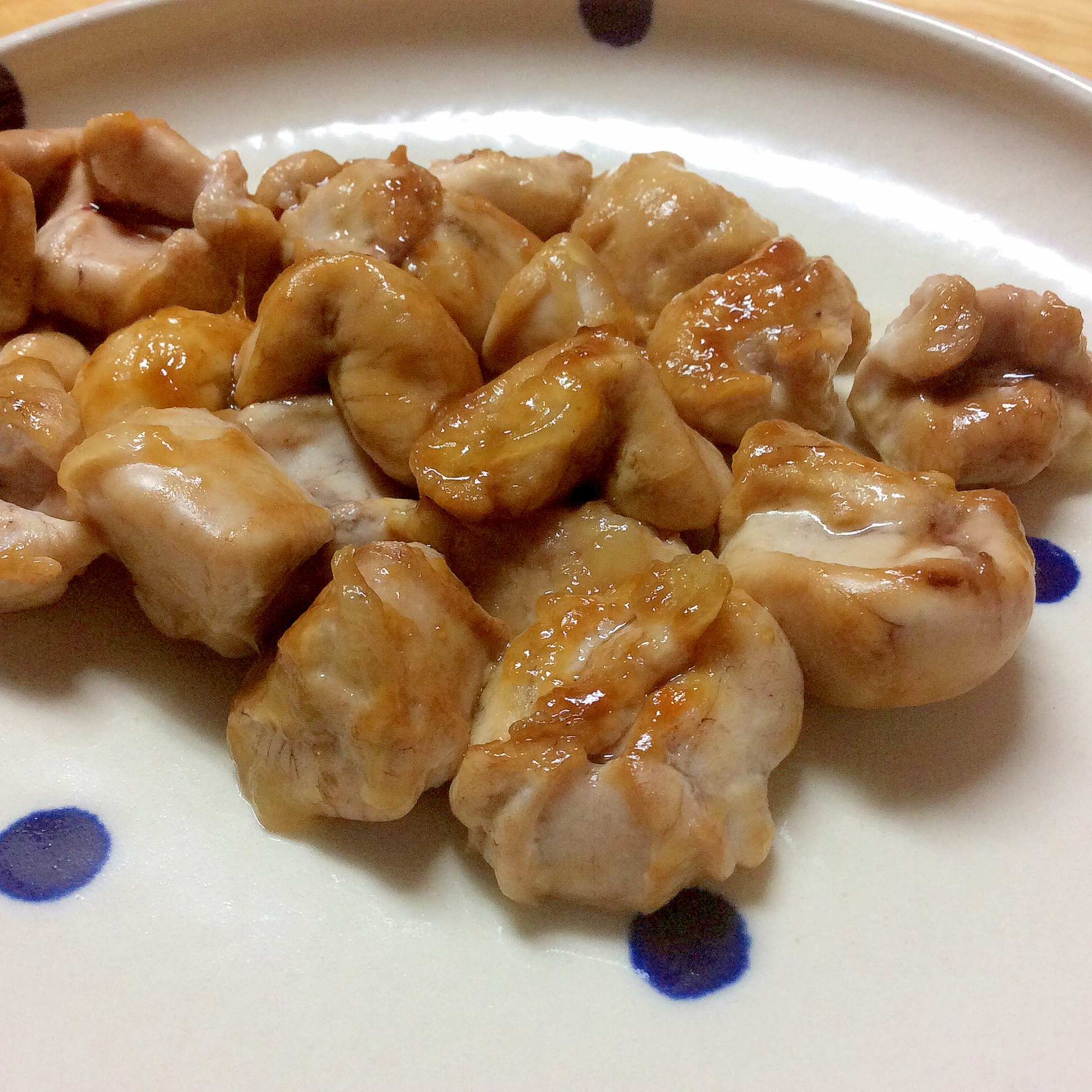 白子のオリーブオイル炒め