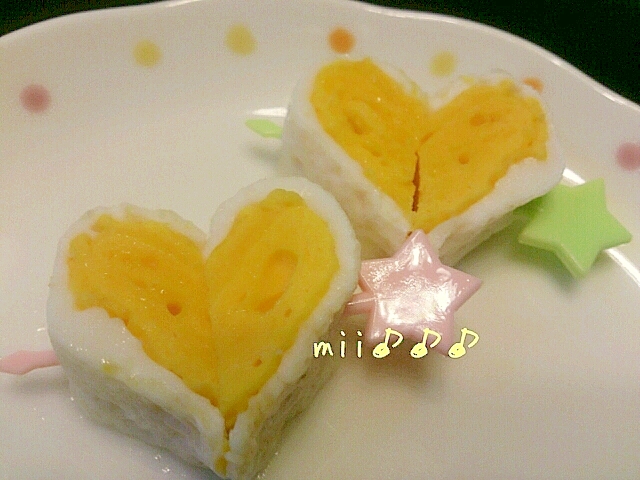 可愛い縁どりハートの卵焼き キャラ弁に レシピ 作り方 By Mii 楽天レシピ 可愛い縁どりハートの卵焼き キャラ弁に レシピ 作り方 By Mii 楽天レシピ