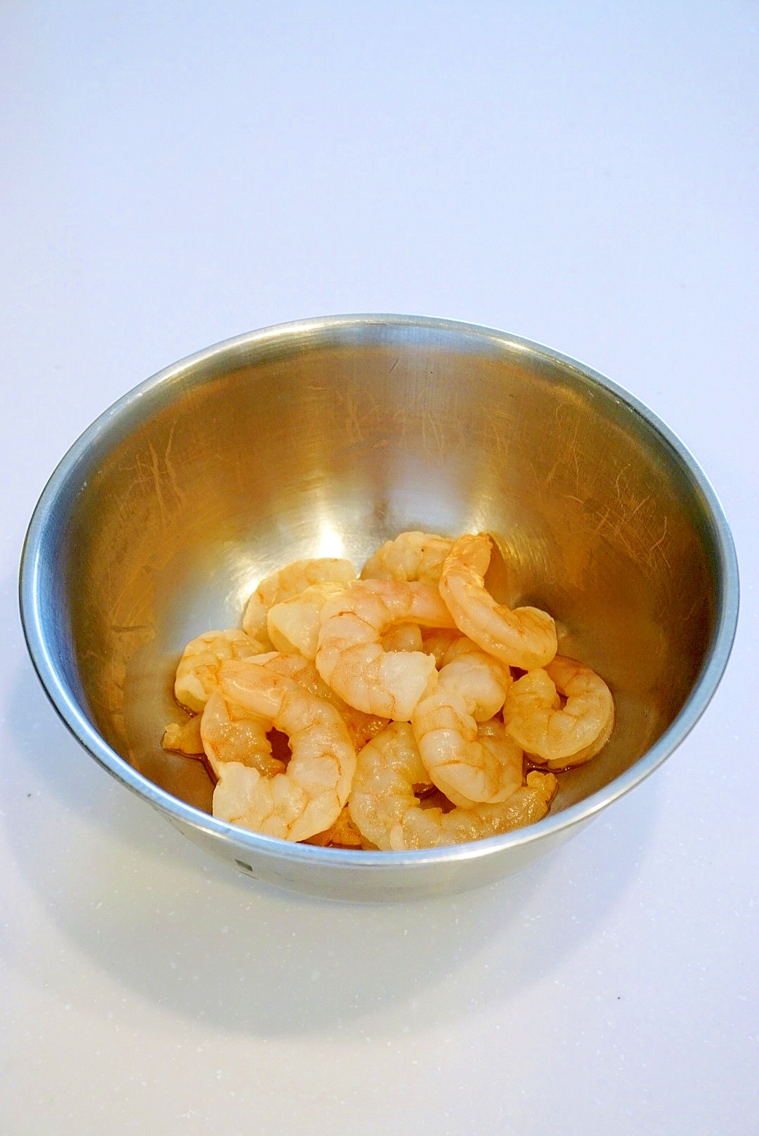 プリプリに!冷凍むきエビの解凍方法&下処理