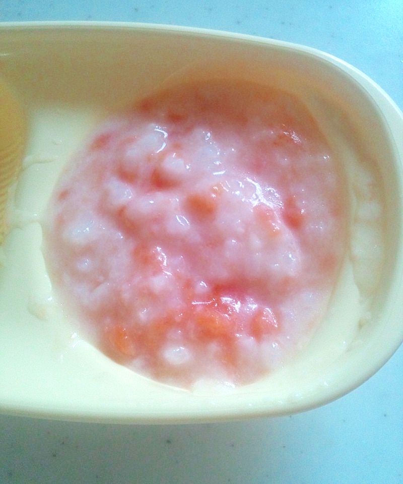 離乳食☆トマトのクリーミー粥