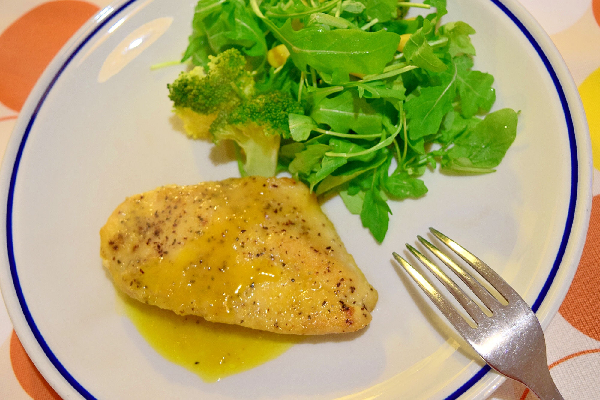 超簡単なのに褒められる☆鶏胸肉のオレンジソース☆