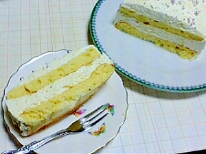 かぼちゃのショートケーキ(^o^)