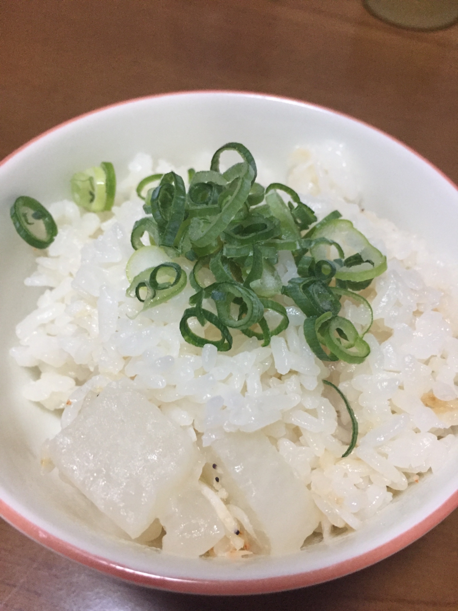 大根と桜エビの炊き込みご飯