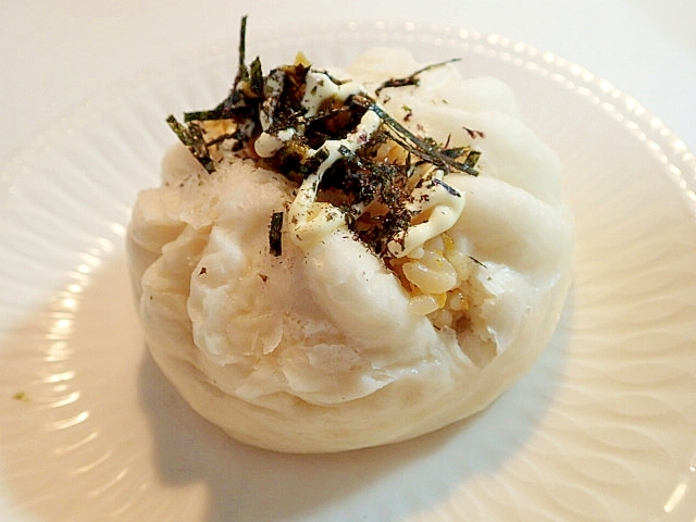 チャーハンと高菜漬けの肉まん