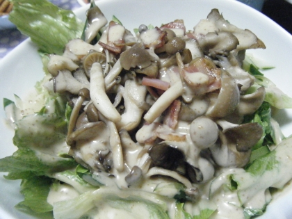 豆腐と舞茸のサラダ