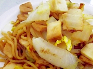 赤ちゃんと一緒 白菜と高野豆腐の醤油焼きそば レシピ 作り方 By へんてこぽこりんママ 楽天レシピ