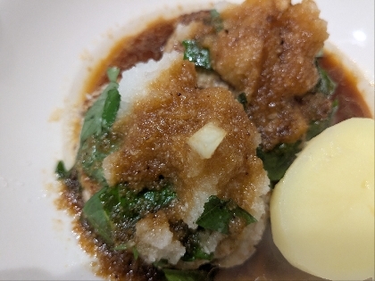 和風ハンバーグ♪　～大根おろし添え～