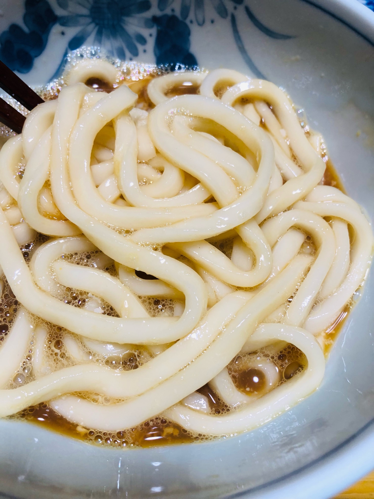 伊勢うどん風なんちゃってたれ　釜揚げうどん