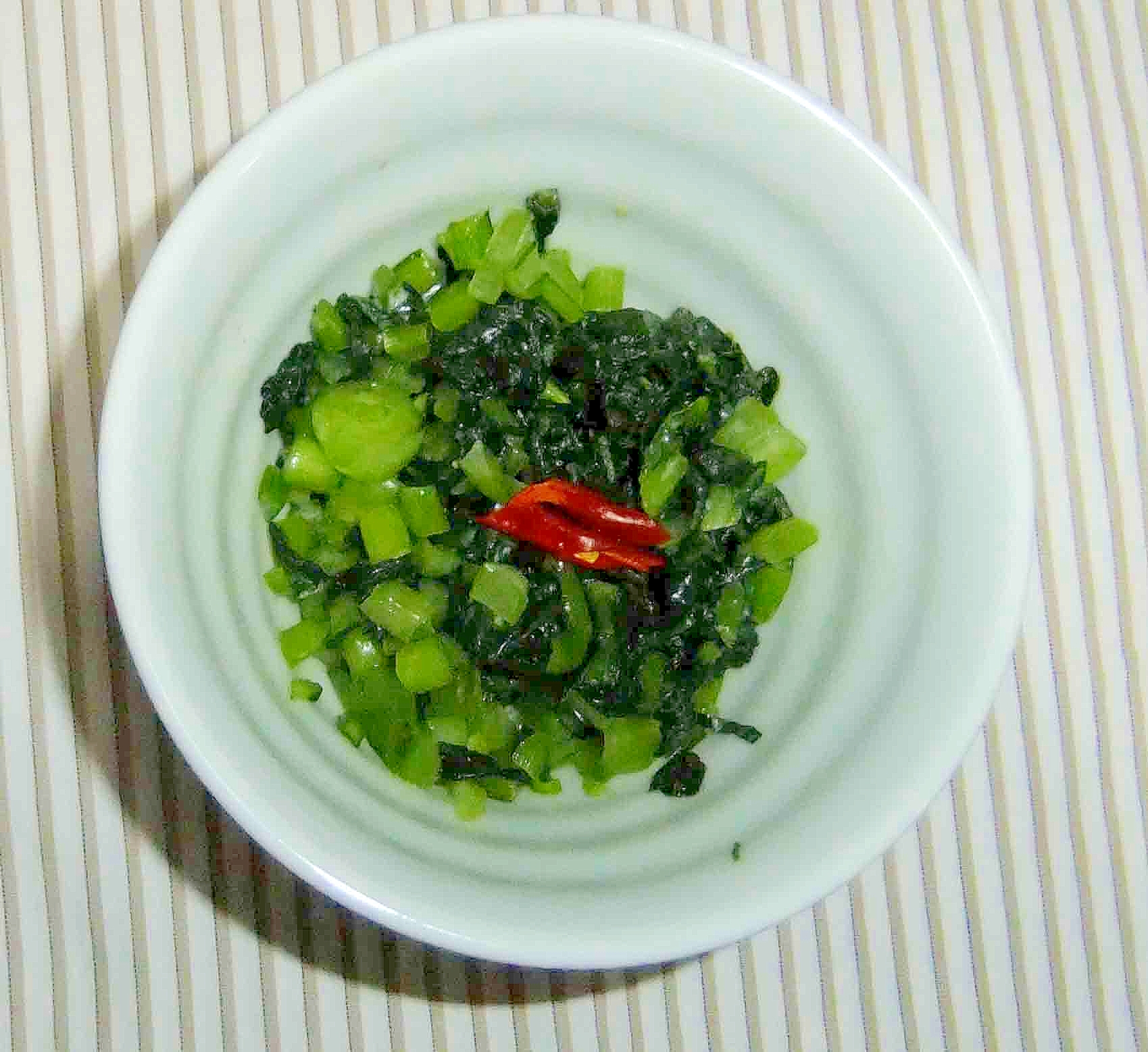 小松菜の簡単漬物