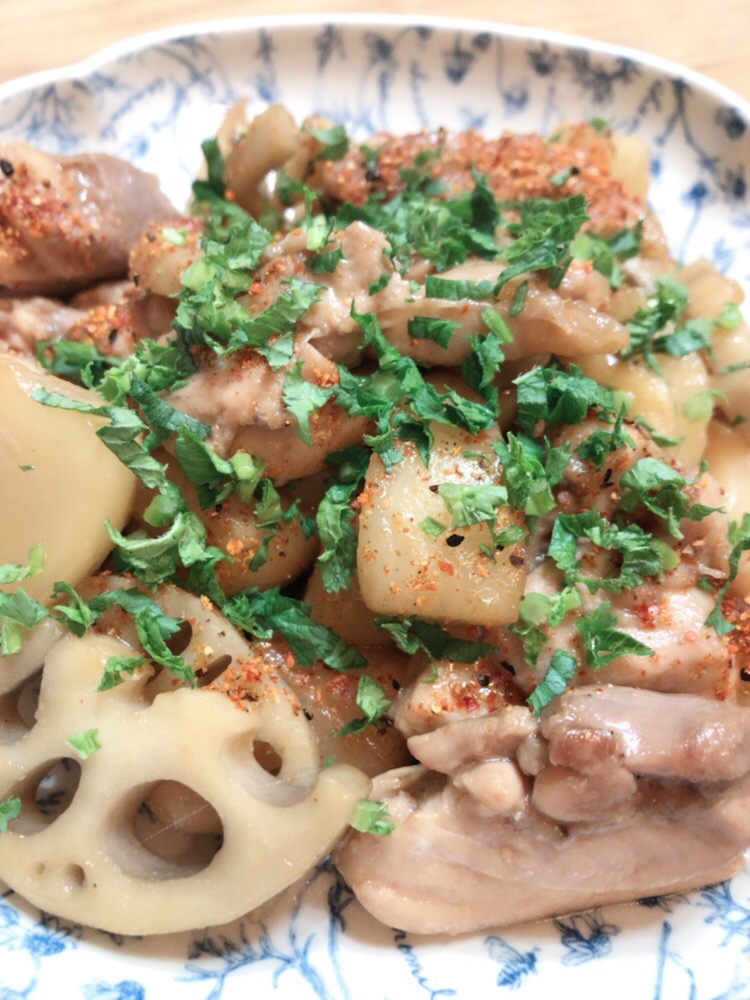 カブと鶏肉のくわ焼き