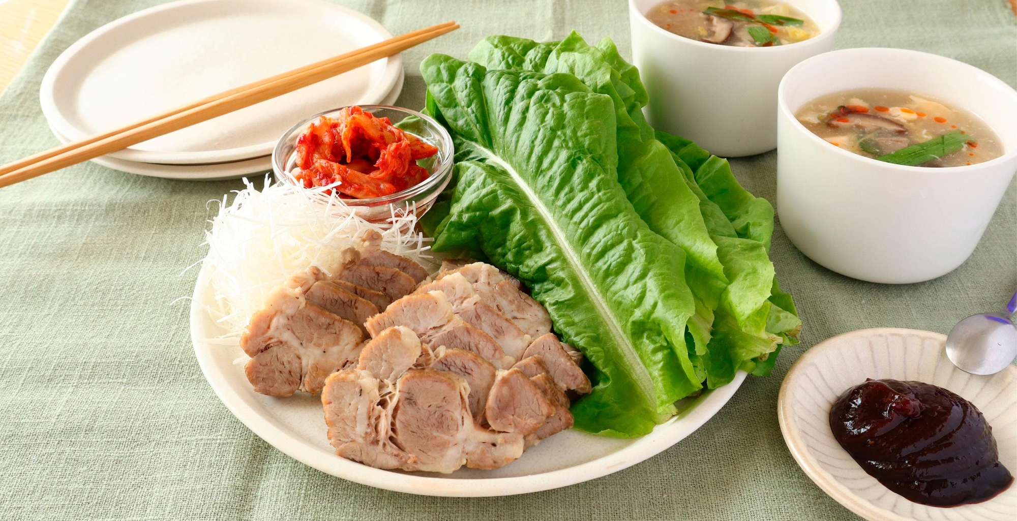 ゆで豚＆サンラータン