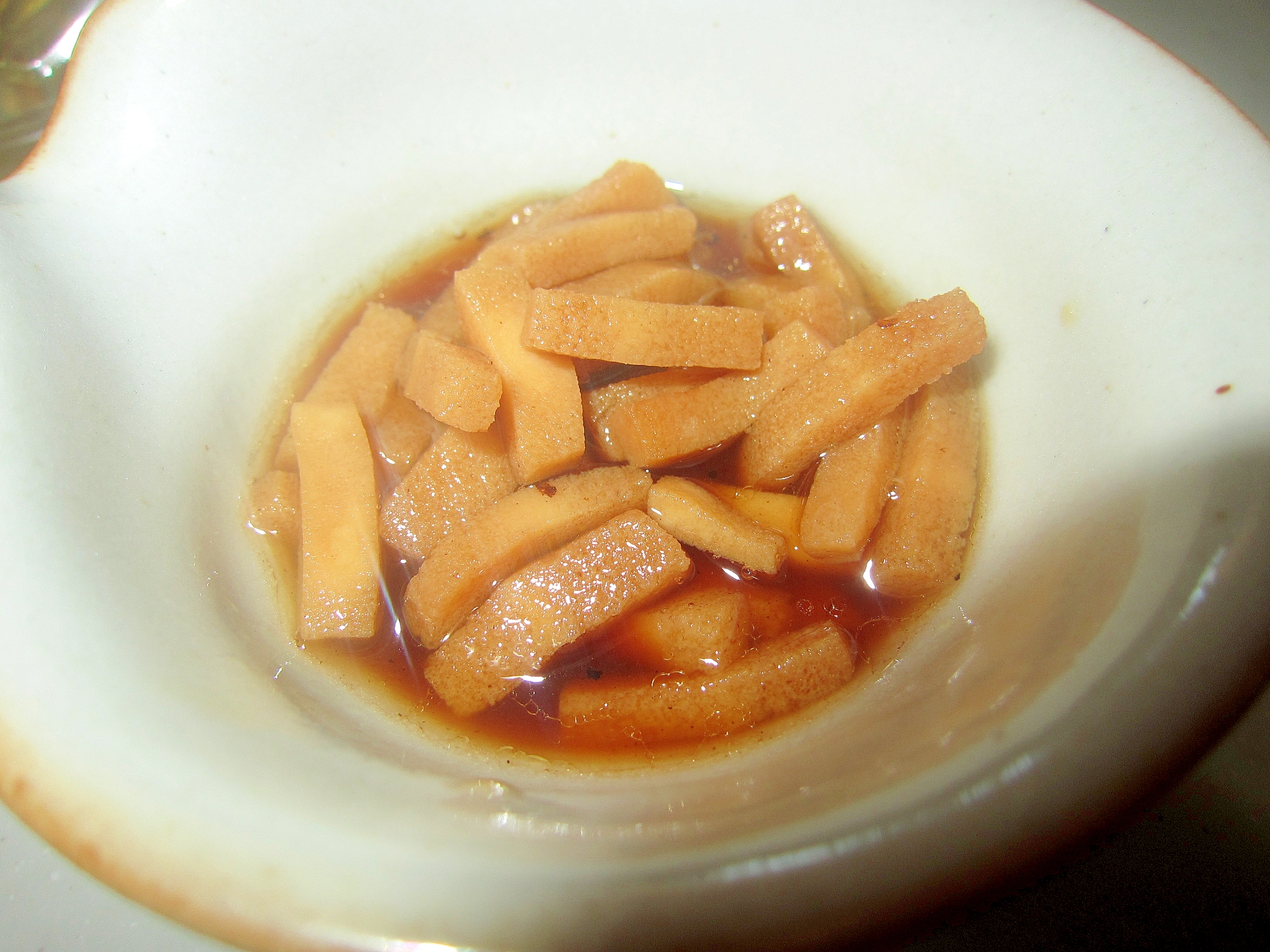 高野豆腐の胡麻油と味醂醤油グリル