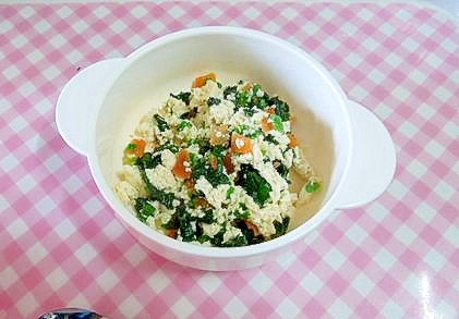 ★幼児食★ ほうれん草の白和え