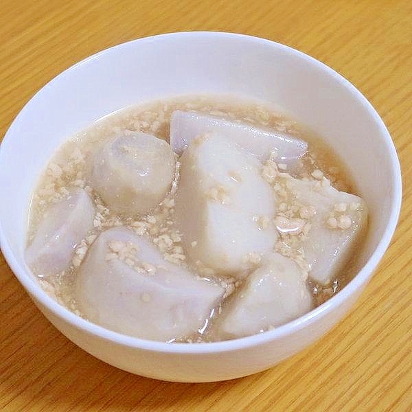 里芋の鶏そぼろあんかけ（煮込み）★減塩志向