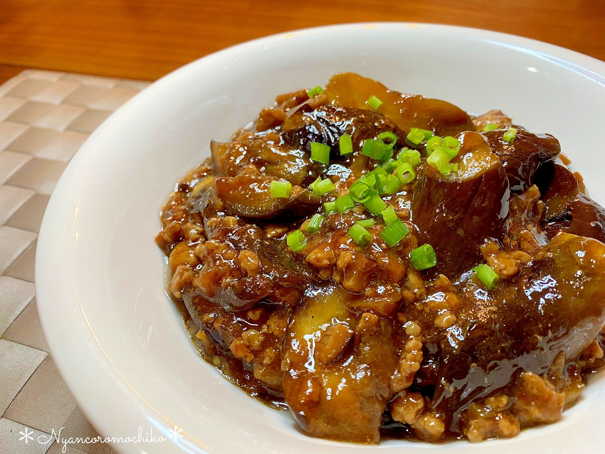 ナスの甘味噌煮♡醤焼茄子（ジャンシャオチェヅゥ） レシピ・作り方 by