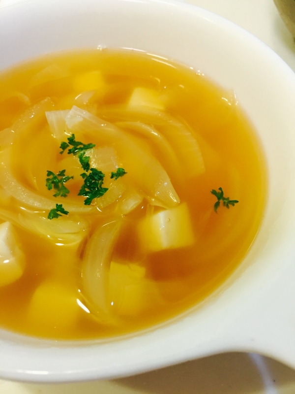 お豆腐入り 醤油ベースのあっさりチキンスープ レシピ 作り方 By 和花ずきん 楽天レシピ