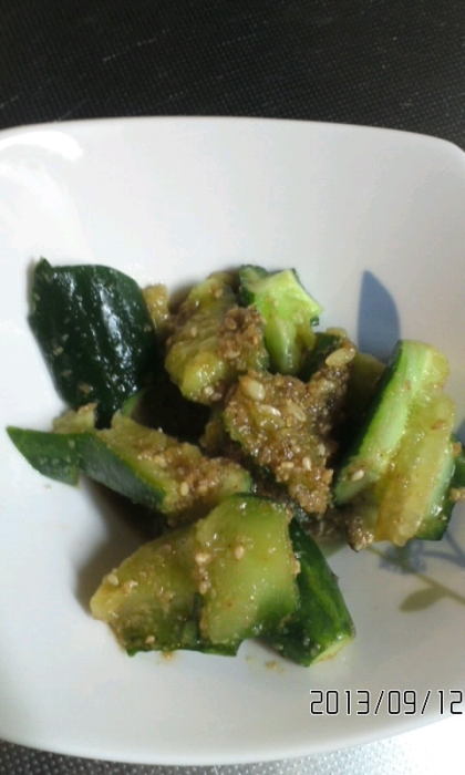 きゅうり三本分をあっという間に食べちゃいました。あと一品って時にとても助かります(o≧▽ﾟ)o