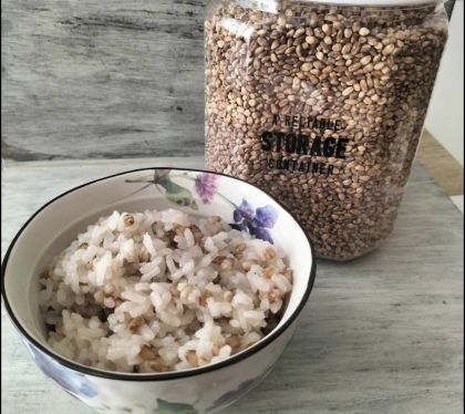 咀嚼力アップ✿紫もち麦✿プチプチご飯