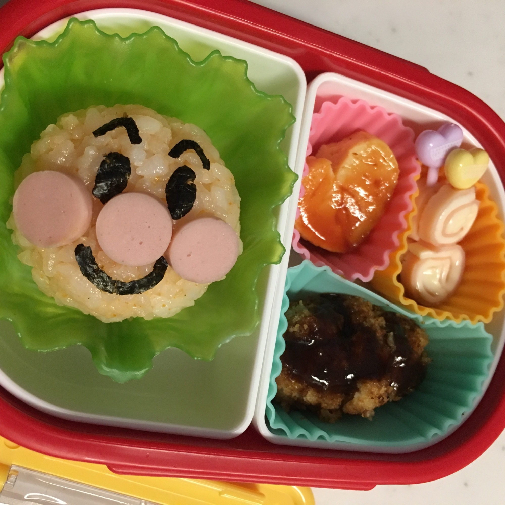 幼稚園 お弁当 可愛いごはん アンパンマン