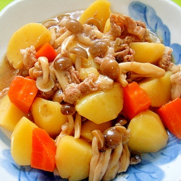 じゃがいもとしめじ豚肉の煮物 レシピ 作り方 By Mint 楽天レシピ じゃがいもとしめじ豚肉の煮物 レシピ 作り方 By Mint 楽天レシピ