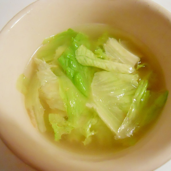 夜中の小腹対策に レタスとオオバコで中華スープ レシピ 作り方 By ブ 子 楽天レシピ 夜中の小腹対策に レタスとオオバコで中華スープ レシピ 作り方 By ブ 子 楽天レシピ