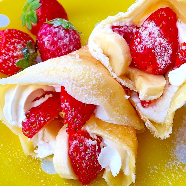 ホットケーキミックスで簡単 モッチリ クレープ レシピ 作り方 By Aka Ru 楽天レシピ ホットケーキミックスで簡単 モッチリ クレープ レシピ 作り方 By Aka Ru 楽天レシピ