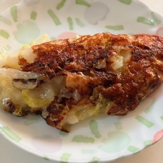 フライパンで簡単♡白菜とベーコンのチーズ焼き